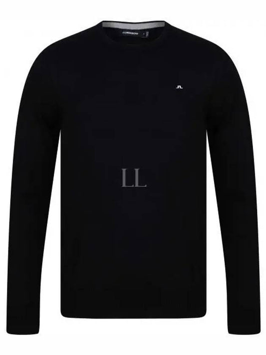 Lyle Merino Crewneck Sweater Black - J.LINDEBERG - BALAAN 2