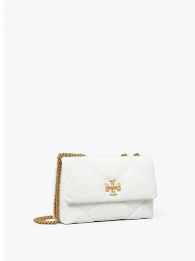 Kira Diamond Quilted Small Convertible Shoulder Bag Crossbag Blanc Domestic Product GM0024010281255 - TORY BURCH - BALAAN 1