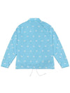 Paisley Logo Coach Jacket Sky Blue - ARCANE FUNK - BALAAN 3