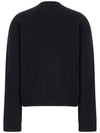 Intarsia Wool Knit Top Black - GUCCI - BALAAN 3