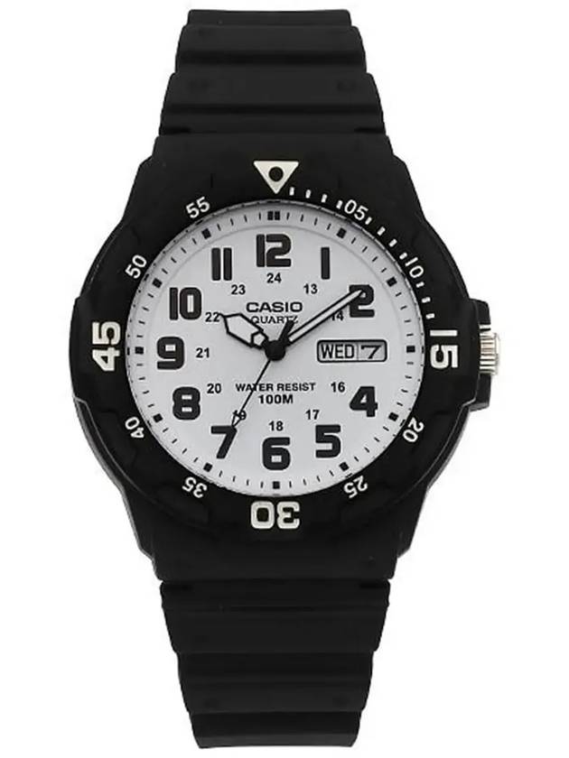 Analog Watch White Black - CASIO - BALAAN 4