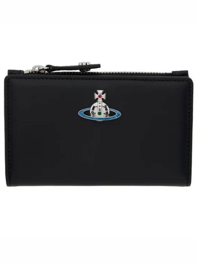 Wallet 54020003W L001LN403 Black - VIVIENNE WESTWOOD - BALAAN 2