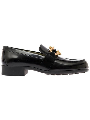 Leather Loafers Black - BOTTEGA VENETA - BALAAN 1