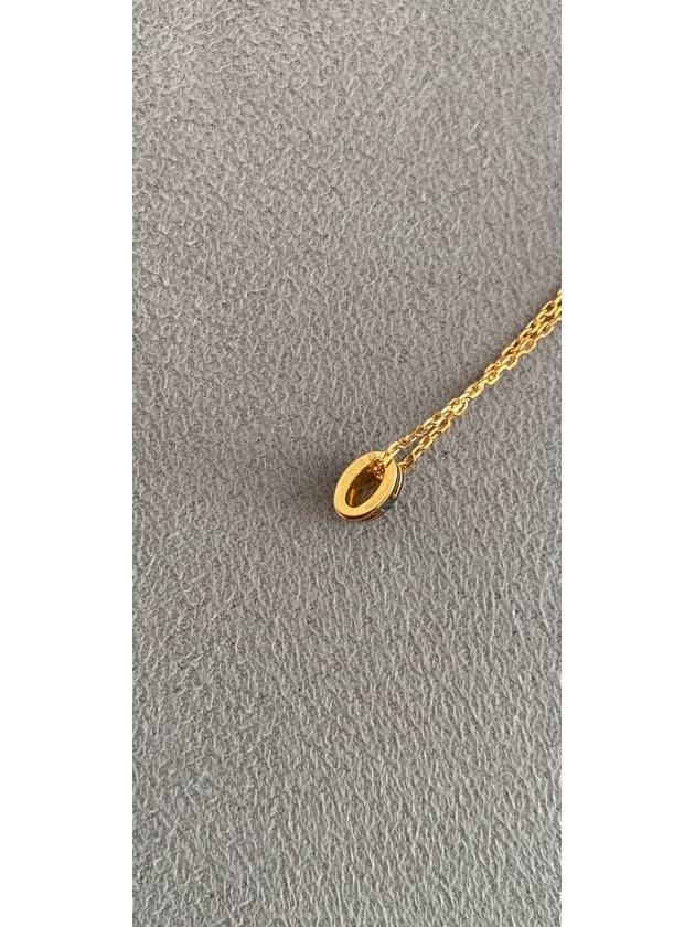 Mini Pop H Pendant Necklace Gold Noir - HERMES - BALAAN 6