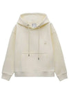 Flower Back Logo Hoodie Ivory W241TS36733I - WOOYOUNGMI - BALAAN 4