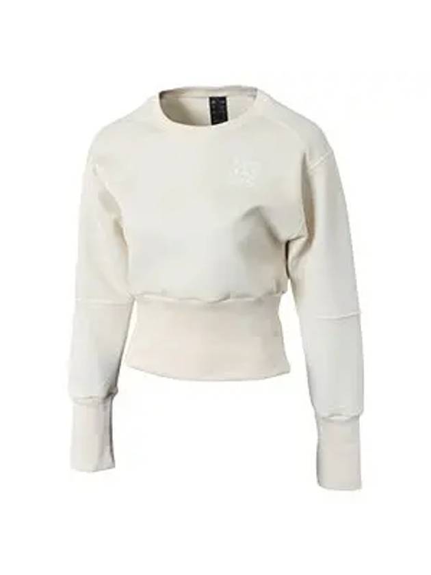 Women's Crew Sweatshirt Ivory - ADIDAS - BALAAN 1