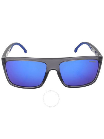 Carrera Blue Multilayer Browline Men's Sunglasses CARRERA 8055/S 0KB7/Z0 58 - CARRERA - BALAAN 1