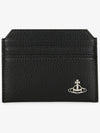 Lee Vegan Slim Logo Polyurethane Card Wallet Black - VIVIENNE WESTWOOD - BALAAN 3