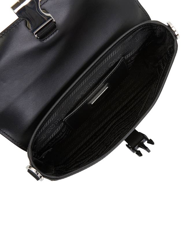 Re-Nylon Saffiano Shoulder Bag Black - PRADA - BALAAN 6