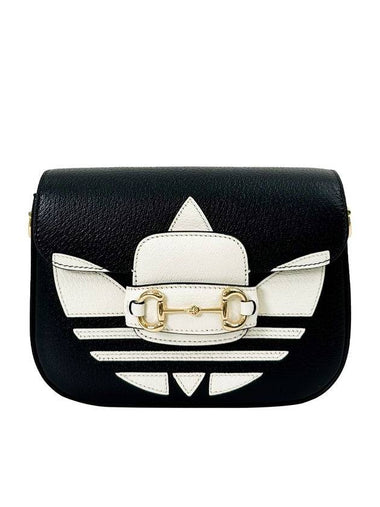 Gucci x Adidas Women s Horsebit 1955 Mini Bag Shoulder Black - GUCCI - BALAAN 1