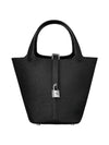 Picotin Lock 18 Tote Bag Noir - HERMES - BALAAN 1