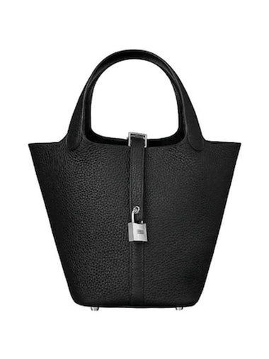 Picotin Lock 18 Tote Bag Noir - HERMES - BALAAN 1