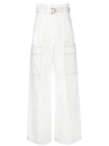 SLOGAN 11310232 001 11310232600 linen pants 909846 - MAX MARA - BALAAN 1