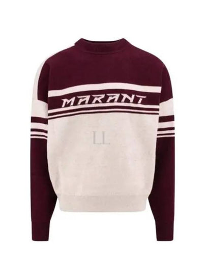 Callie Crew Neck Knit Top Wine - ISABEL MARANT - BALAAN 2