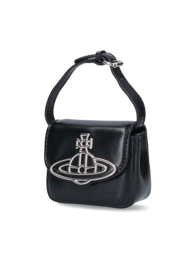 Orb Plaque Mini Bag Black - VIVIENNE WESTWOOD - BALAAN 3