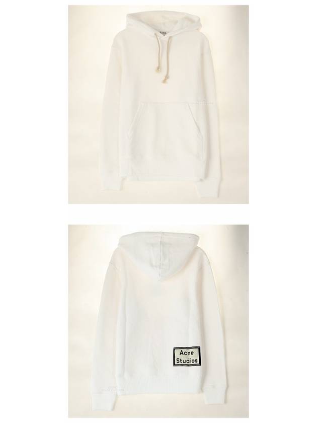 Logo Patch Hoodie White - ACNE STUDIOS - BALAAN 5