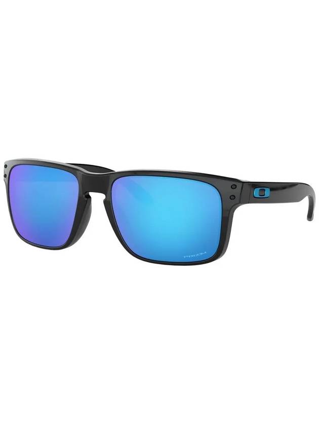 Holbrook Polished Black W Prism Sapphire OO9102 F555 - OAKLEY - BALAAN 2