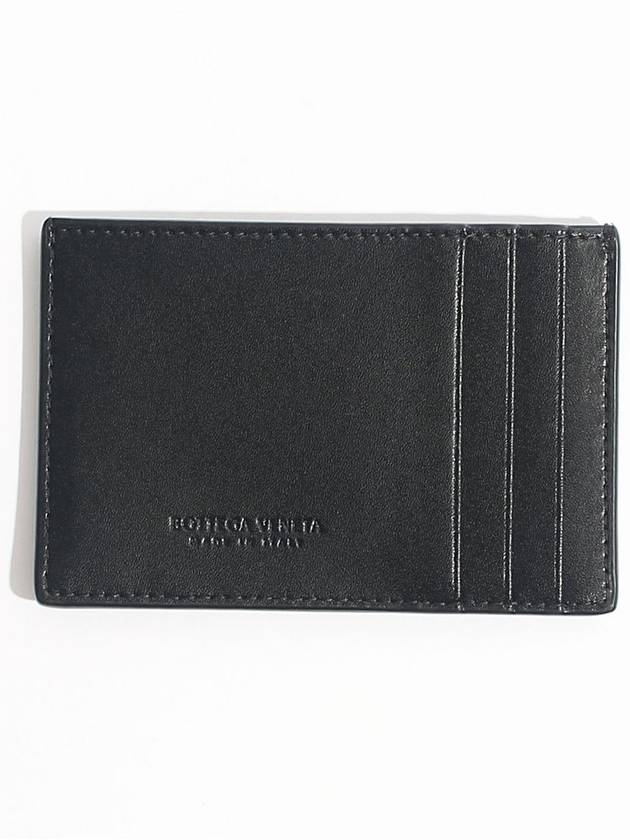 Intrecciato Cassette Card Wallet Black - BOTTEGA VENETA - BALAAN 3