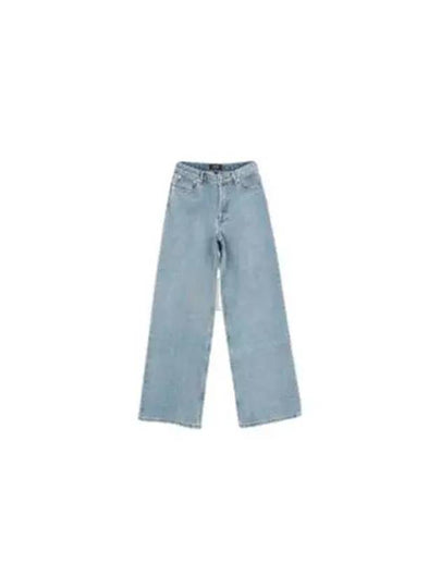 Elizabeth Wide Jeans Stone Washed Indigo - A.P.C. - BALAAN 2