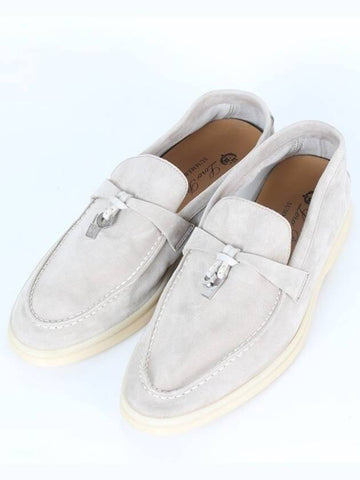 Summer Week Charms Suede Loafers 36 5 235 - LORO PIANA - BALAAN 1