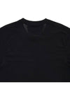 Small Logo Print Short Sleeve T-Shirt Black - CP COMPANY - BALAAN 8