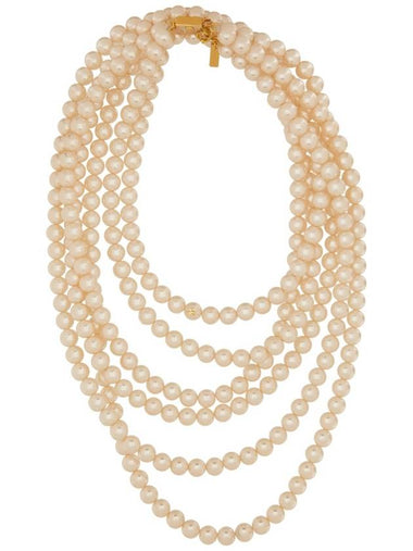 NECKLACE WITH PEARLS - MOSCHINO - BALAAN 1