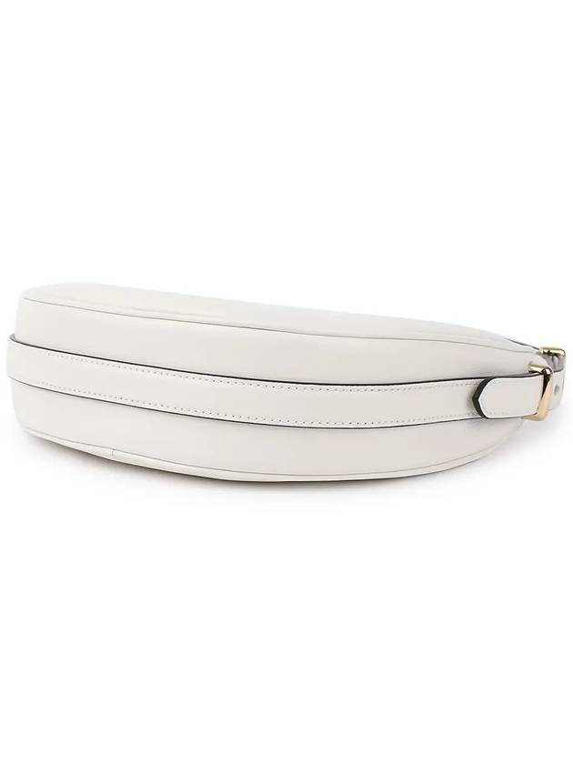 Arque Leather Shoulder Bag White - PRADA - BALAAN 5