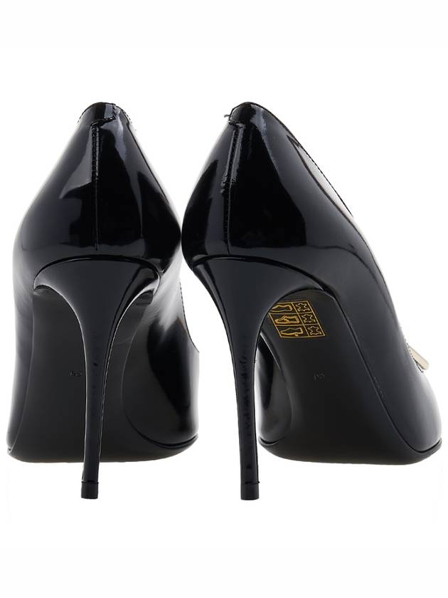 DG Logo Leather Pumps Black - DOLCE&GABBANA - BALAAN 5