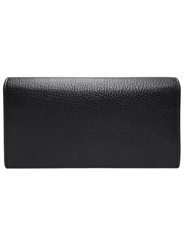 615524 GG interlocking black leather long wallet - GUCCI - BALAAN 2