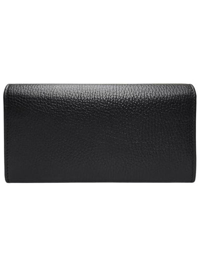 615524 GG interlocking black leather long wallet - GUCCI - BALAAN 2