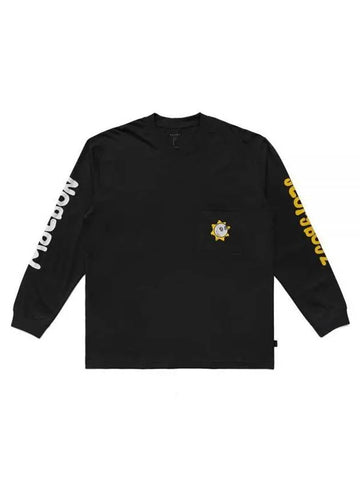 MALBON x GLO GANG Glo Long Sleeve T-Shirt BLACK M3113LRL01BLK - MALBON GOLF - BALAAN 1