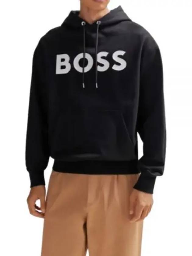 Sullivan Logo Hoodie Black - HUGO BOSS - BALAAN 2