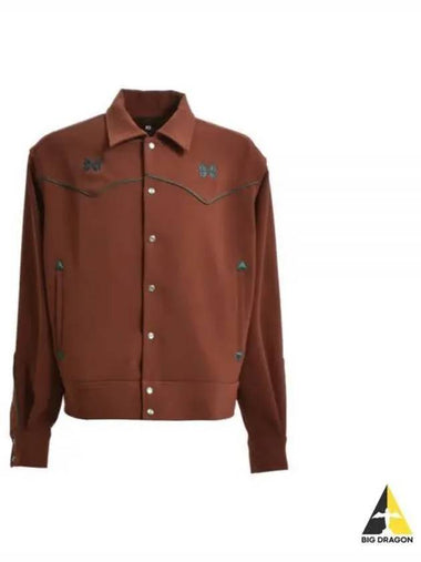 PIPING COWBOY JACKET Brown NS150 - NEEDLES - BALAAN 1