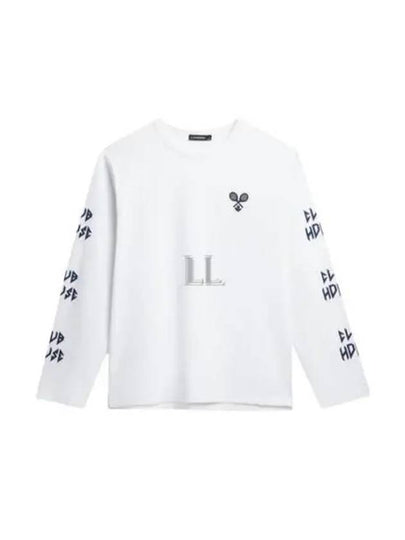 Camilo Graphic Long Sleeve T-Shirt White - J.LINDEBERG - BALAAN 2