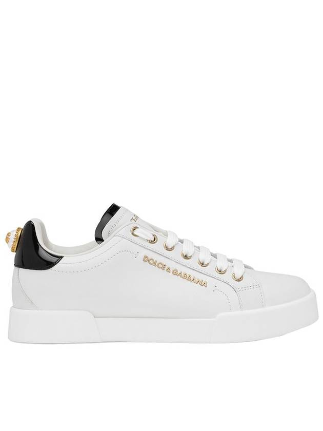 Women's Calfskin Nappa Portofino Sneakers White - DOLCE&GABBANA - BALAAN 2