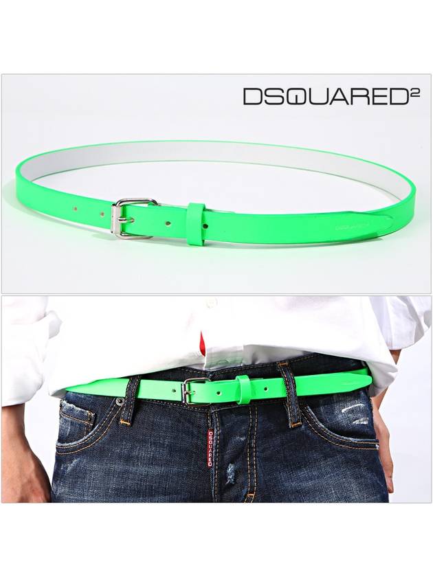 leather belt green - DSQUARED2 - BALAAN 2