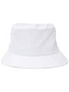 Logo Patch Bucket Hat White - STONE ISLAND - BALAAN 4