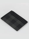 Check Money Clip Card Wallet Grey - BURBERRY - BALAAN 5