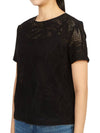 Lettera Short Sleeve T-Shirt Black - MAX MARA - BALAAN 3