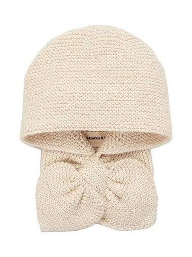 Kids Sladding Wool Hood Ivory MP155006 298 - MISHA&PUFF - BALAAN 1