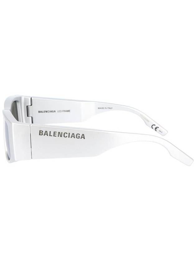 Eyewear LED Frame Sunglasses 621649 T0003 1402 Silver - BALENCIAGA - BALAAN 4