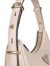 Arque Leather Shoulder Bag Pink - PRADA - BALAAN 9