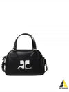 Reedition Bowling Leather Tote Bag Black - COURREGES - BALAAN 2