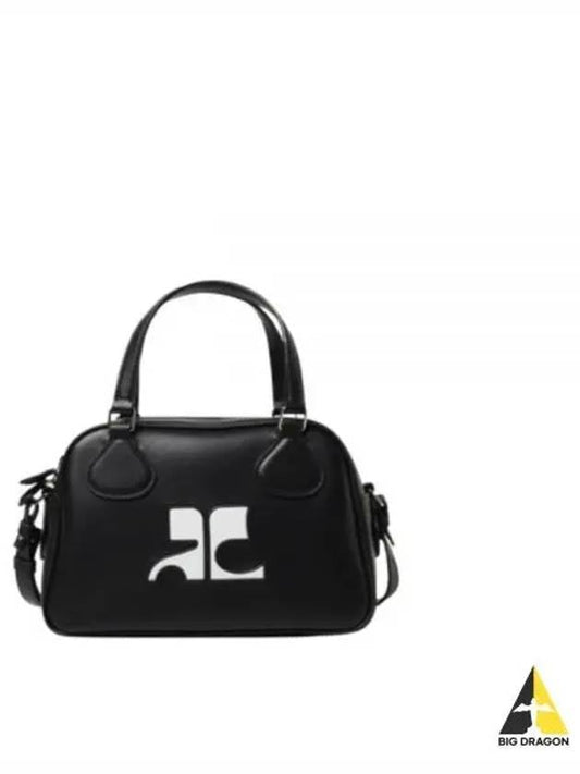 Reedition Bowling Leather Tote Bag Black - COURREGES - BALAAN 2