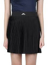 Women's Binx Pleated Skirt Black - J.LINDEBERG - BALAAN 2