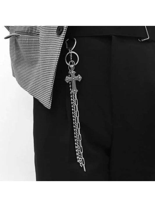 Big Cross Key Holder Silver - BASSCLEF - BALAAN 1