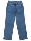 Indigo Delave Straight Jean Blue - A.P.C. - BALAAN 3