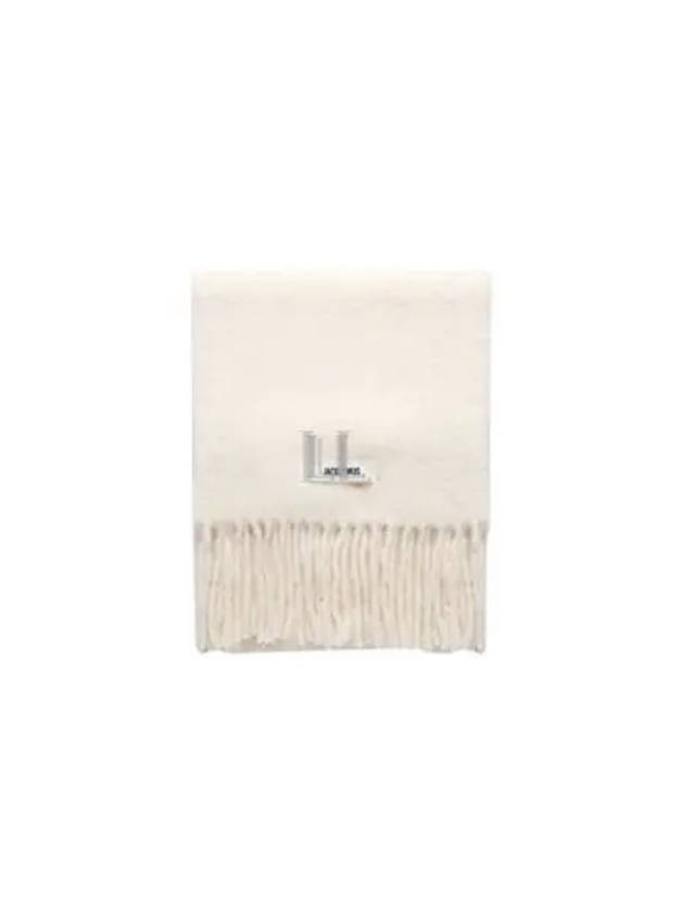 Carro Mohair Alpaca Muffler Off White - JACQUEMUS - BALAAN 2