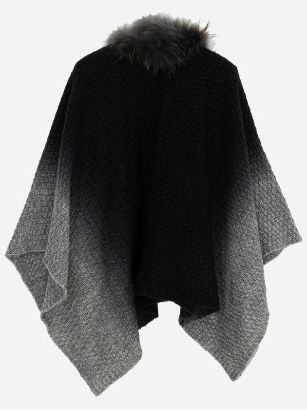 Fox Fur NORCIA Shawl Cloak Cape Chopper 654603862 - MARELLA - BALAAN 3