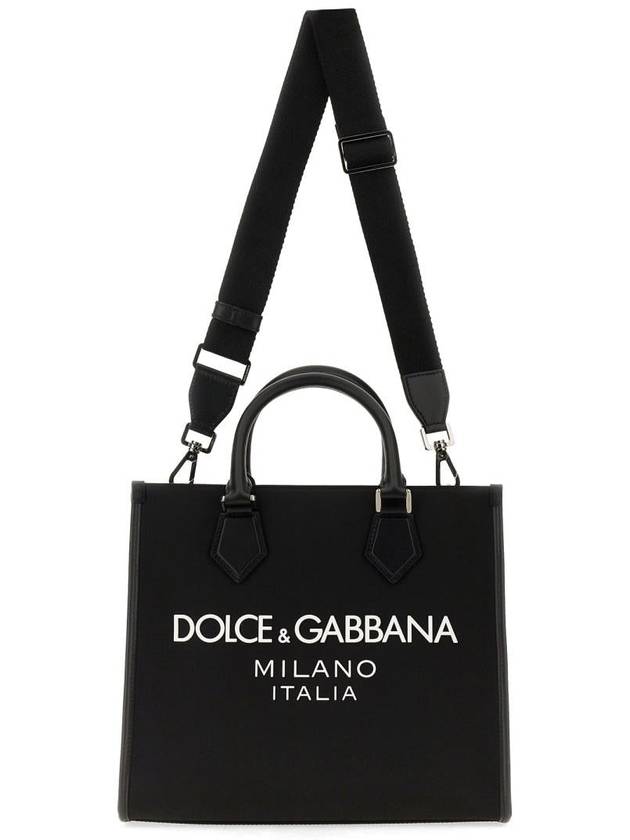 SS24 logo canvas tote bag BM2272 AG182 - DOLCE&GABBANA - BALAAN 8